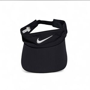 Nike Black Golf Visor with White NIKEGOLF Label